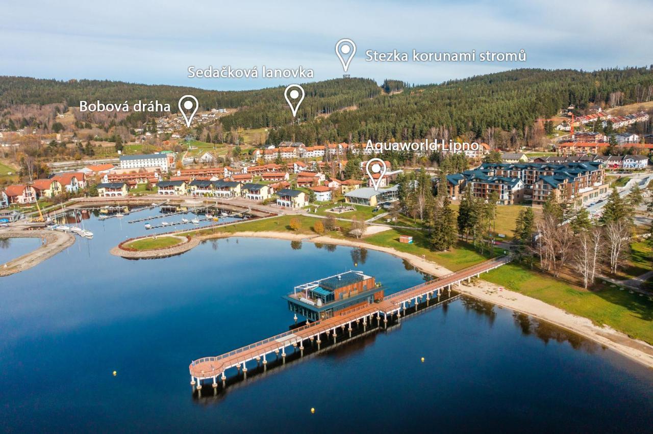 Apartament A121 Molo Lipno S Infrasaunou - Residence Koubek Lipno nad Vltavou Kültér fotó